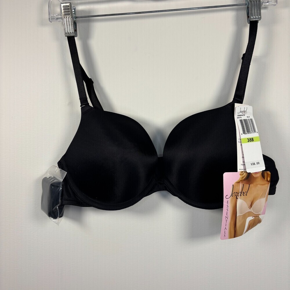 JEZEBELE Essentials NEW Embrace Push Up Bra Womens 38B Convertible Backless